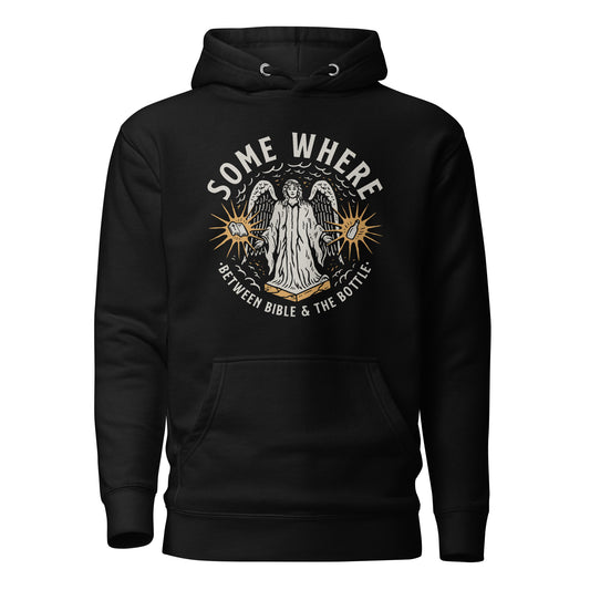 Bible and the Bottle Unisex Hooded Sweatshirt