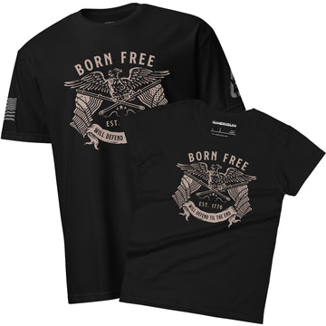 Born Free His and Her T-Shirt